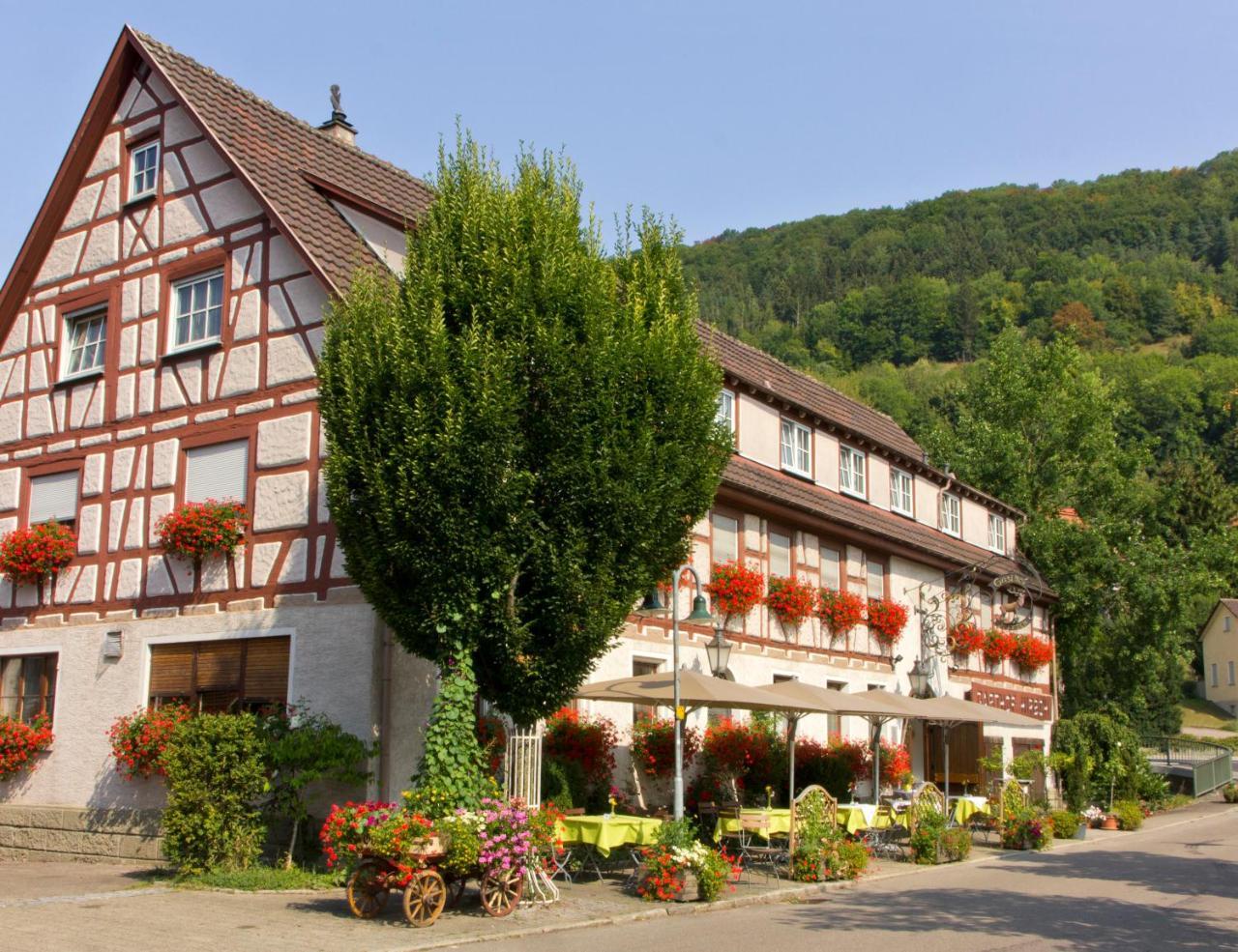 Gasthof Restaurant Hirsch Bad Ditzenbach Exterior photo